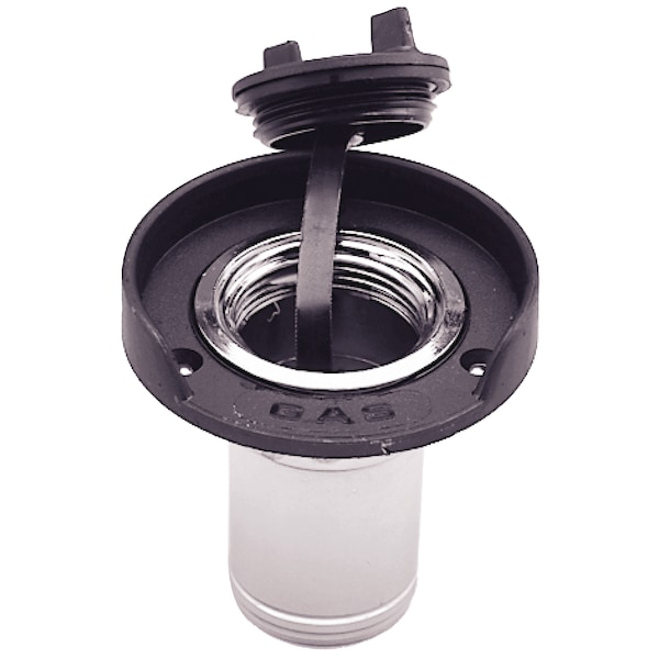 Seachoice Chrome Plated Zinc Gas Deck Fill With Cap For 1-1/2"Hose 32011 - main